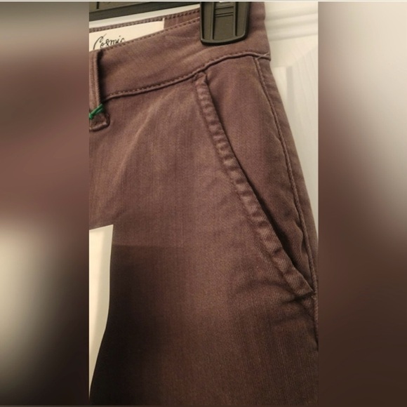 COSMIC BLUE Callie Eco Cuffed Brown Skinny Pant Size 28 & 26 & 29 & 31 - Picture 11 of 13